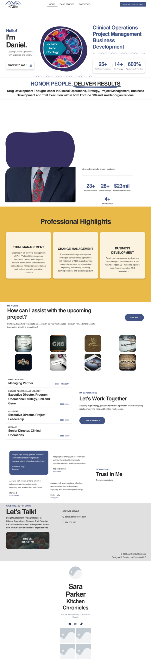 Daniel Zamfir Executive Site