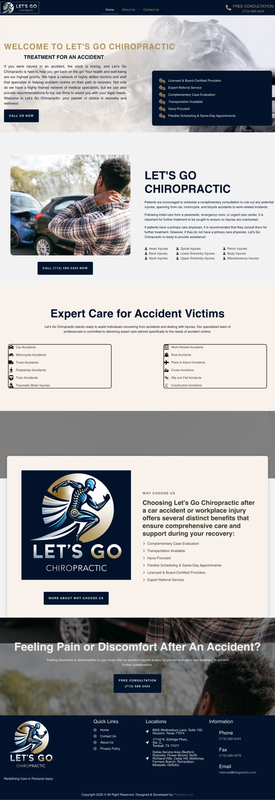 Let's Go Chiropractic Website