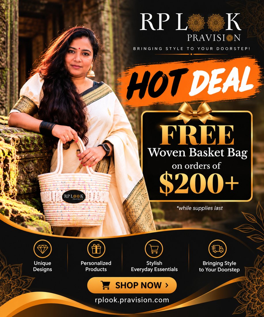 Free woven basket bag offer